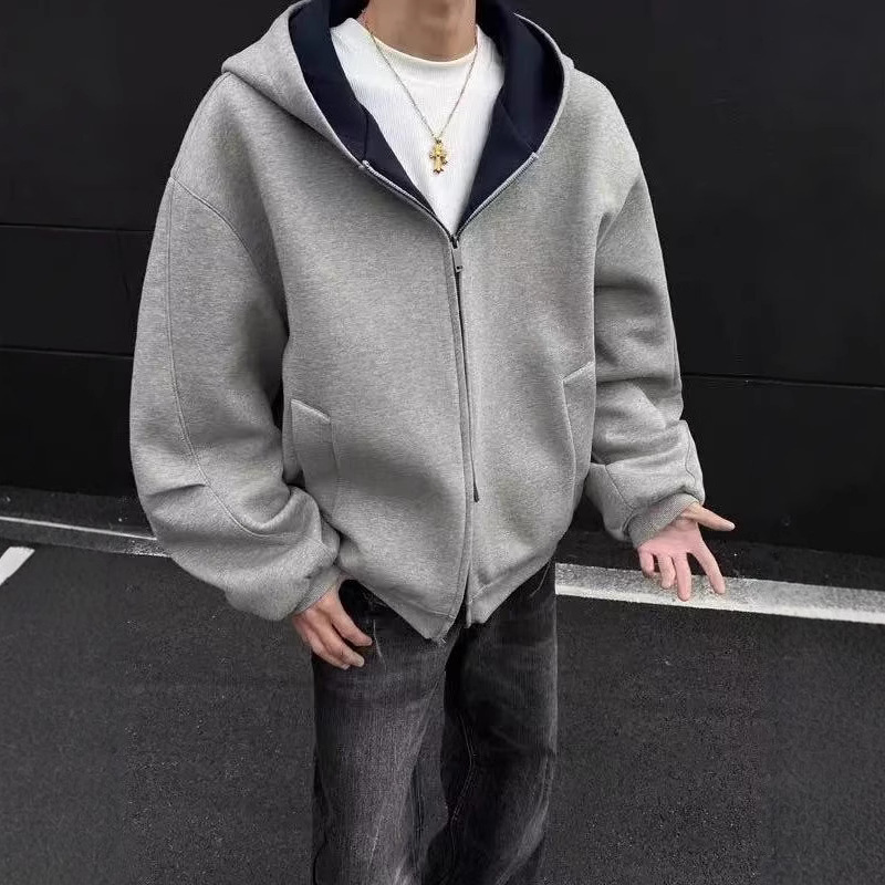 Heavyweight Trendy Brand Spring and Autumn American-Style High-End Jacket American High Street Hooded Cardigan Sweatshirt Unisex Heavyweight Trendy Brand Spring and Autumn American-Style High-End Jacket American High Street Hooded Cardigan Sweatshirt Unisex