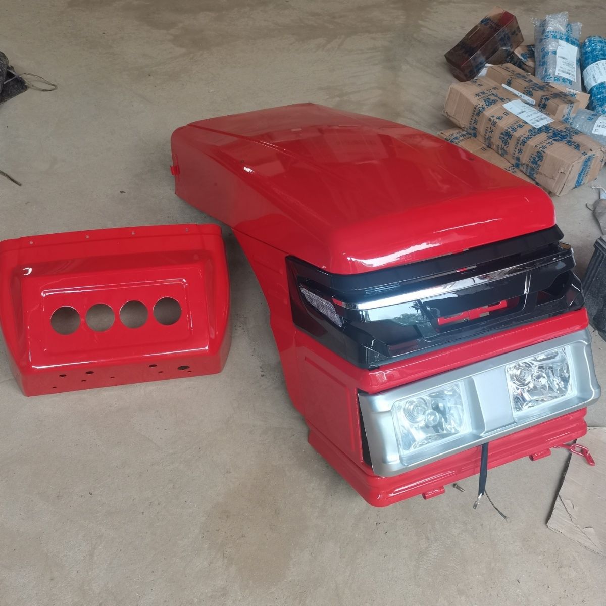 昊田川龙农用原厂拖拉机配件:404机罩仪表台