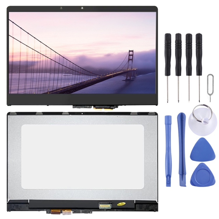 Aplicable para Lenovo YOGA 710-14ISKIKB LCD Touch Assembly con marco 1920 x 1