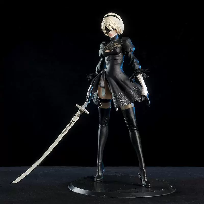 Фигурка NieR Automata 2B, высокое качество, 28 см, детальная проработка