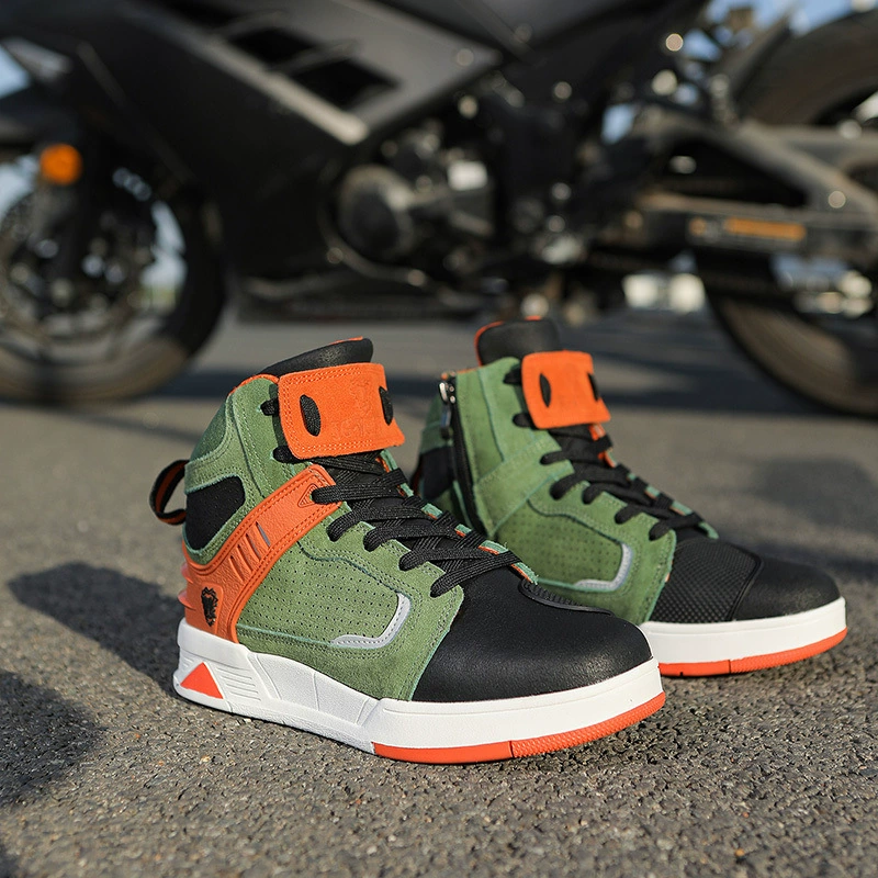 Off-road boots four seasons, spring sneakers, bike shoes, genuine leather