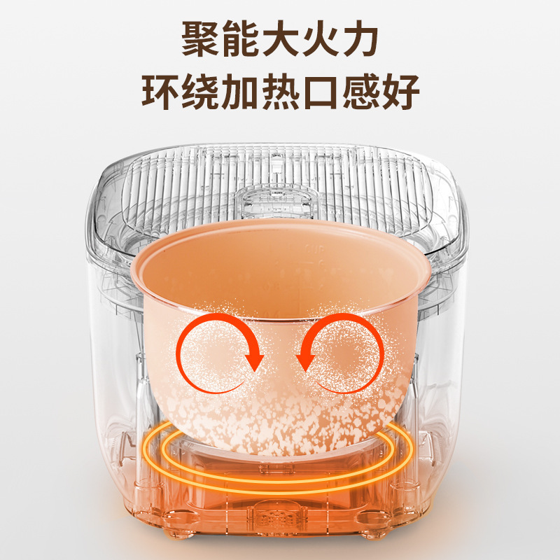 跨境电饭煲家用多功能电饭锅适用1-4人小电饭锅3L煮饭不粘锅|undefined