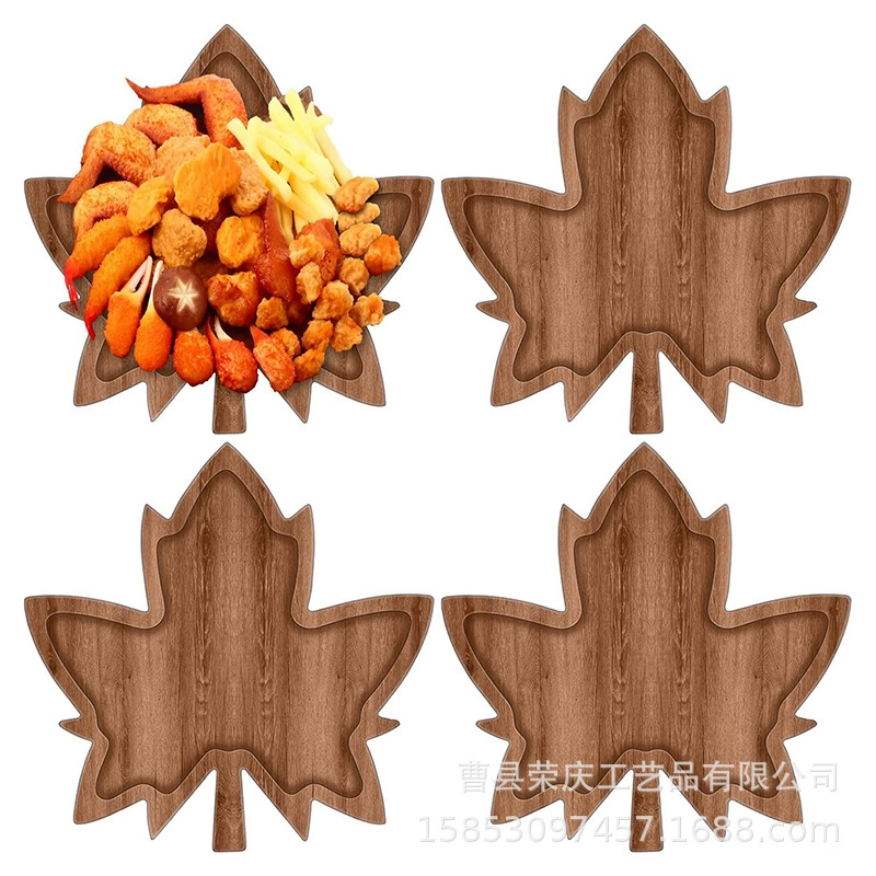 Закусочная тарелка на День Благодарения Осенняя Акация Доска Древесная Доска Закуски Десерт Сыр Кондитерская тарелка