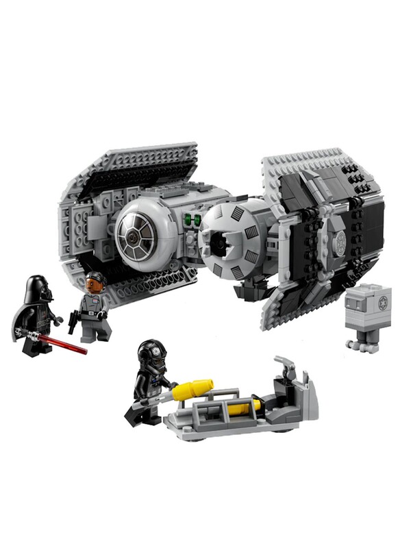 Compatible with Star Wars Tie Bomber Starfighter Building Blocks and Sloan Pilot Minifigure Toys