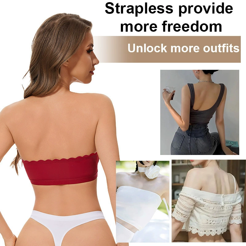 Поддерживающие невидимые бретели, нескользящее нижнее белье, силиконовый держатель-лента, бюстгальтер, большой размер, европейский стиль, без бретелей