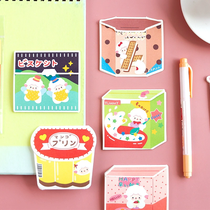 Snacks Story складывающиеся бумага подписывание бумага моделирование упаковка закусок милое сообщение симптомы 6 топ 10