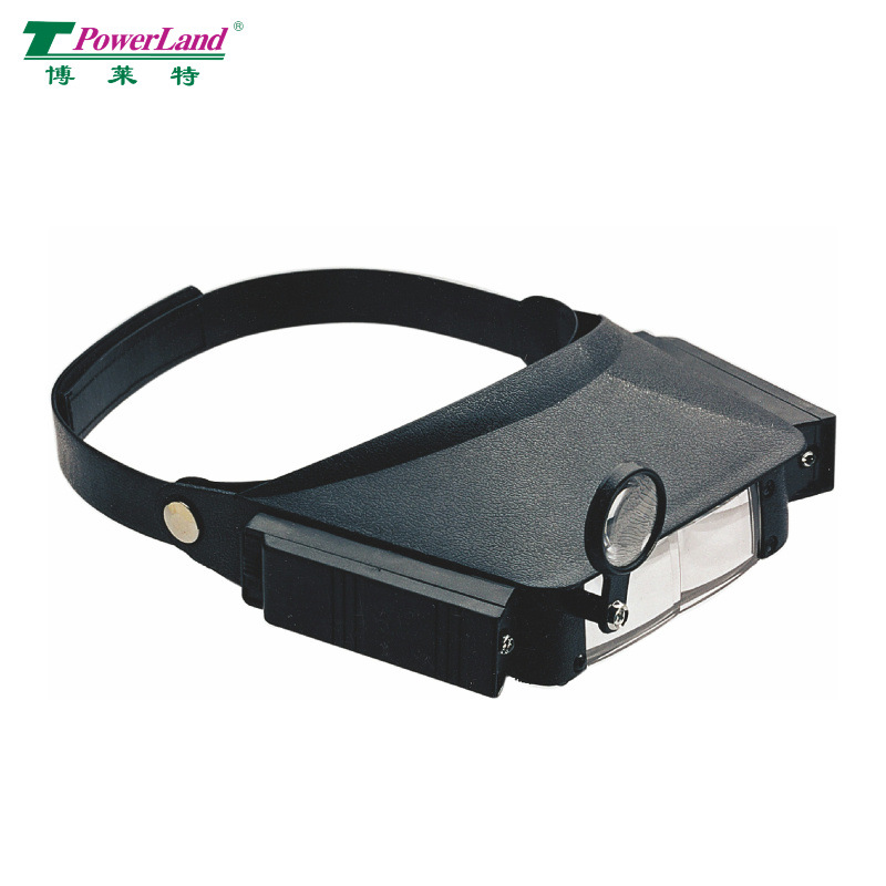 厂家直销TK1008-2 带LED灯放大镜  头戴式放大镜 头盔式放大镜