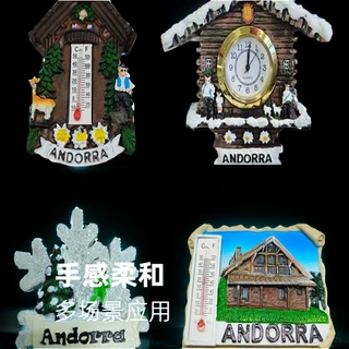 安道尔冰箱贴树脂磁性立体工艺装饰品纪念品工厂定制圣诞节手工