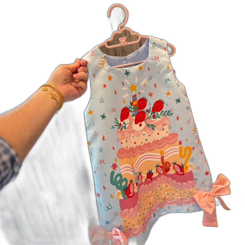 女の子ドレス子供の夏服 2025 新しいスタイル薄い誕生日ドレスベビー超見栄えの良いベストドレス|undefined
