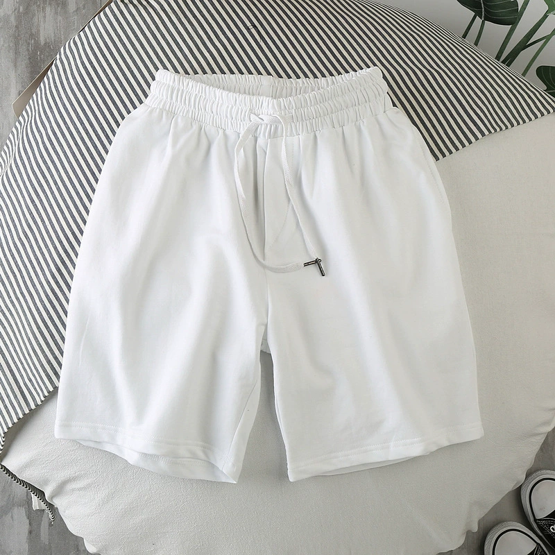 Summer beach shorts, solid men's trousers, loose fit