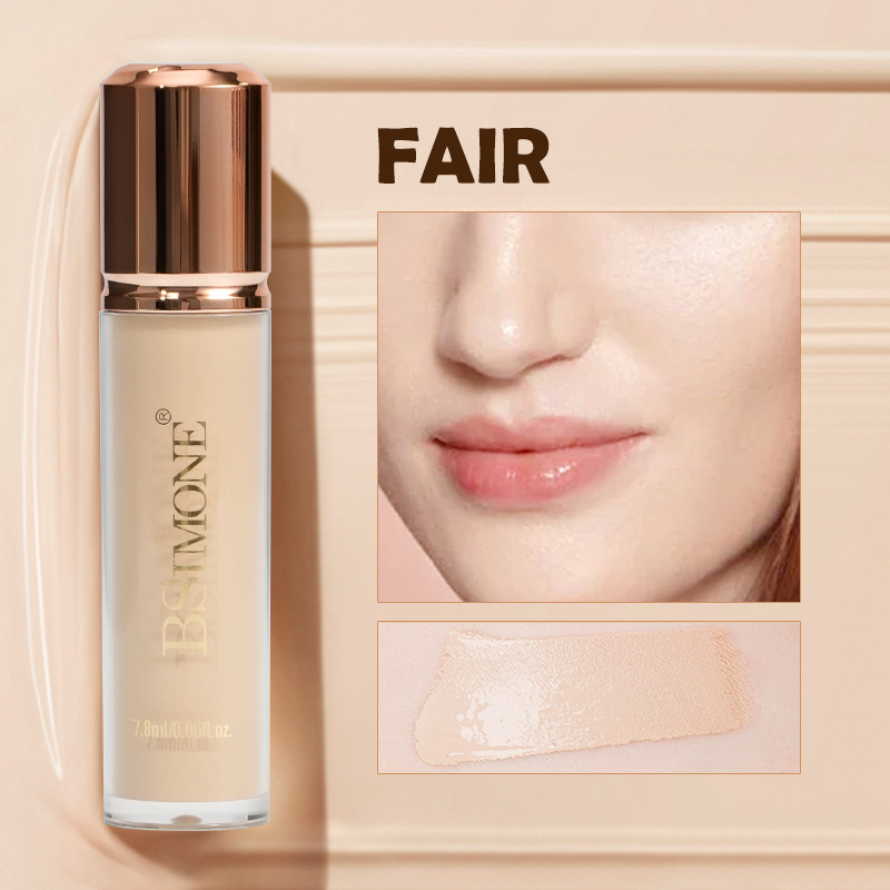 Excluido para correctores transfronterizos, base líquida hidratante e hidratante de larga duración sin maquillaje, base líquida, impermeable y antitranspirante, piel seca, sin tapar, base líquida en polvo