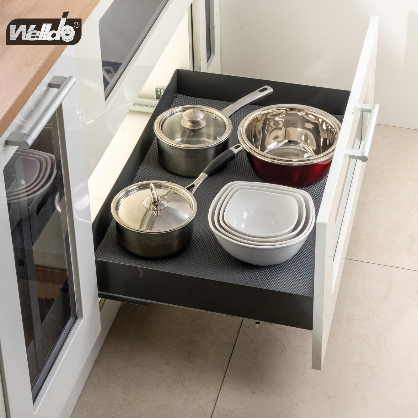 Welldo纬东 厨房地柜炉台拉篮橱柜抽屉式炉台拉篮碗碟拉篮平拉篮