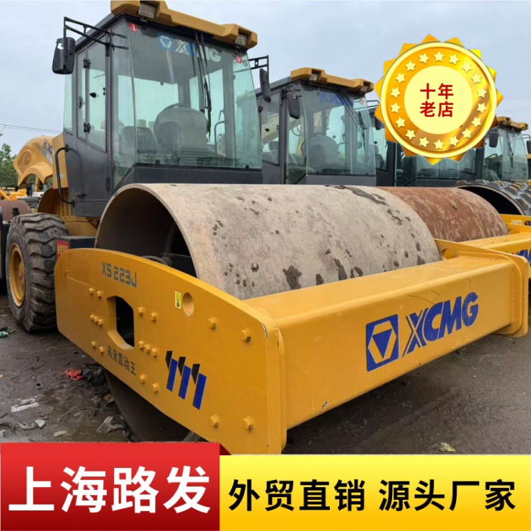Usado XCMG 20 toneladas 22 toneladas 26 toneladas mercado de rodillos vibratorios super rentable comercio de exportación