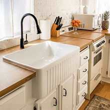 ���W��ʽ�N���մ�ˮ��ϴ�����ϴ�����_��ʽ���� Farmhouse sink