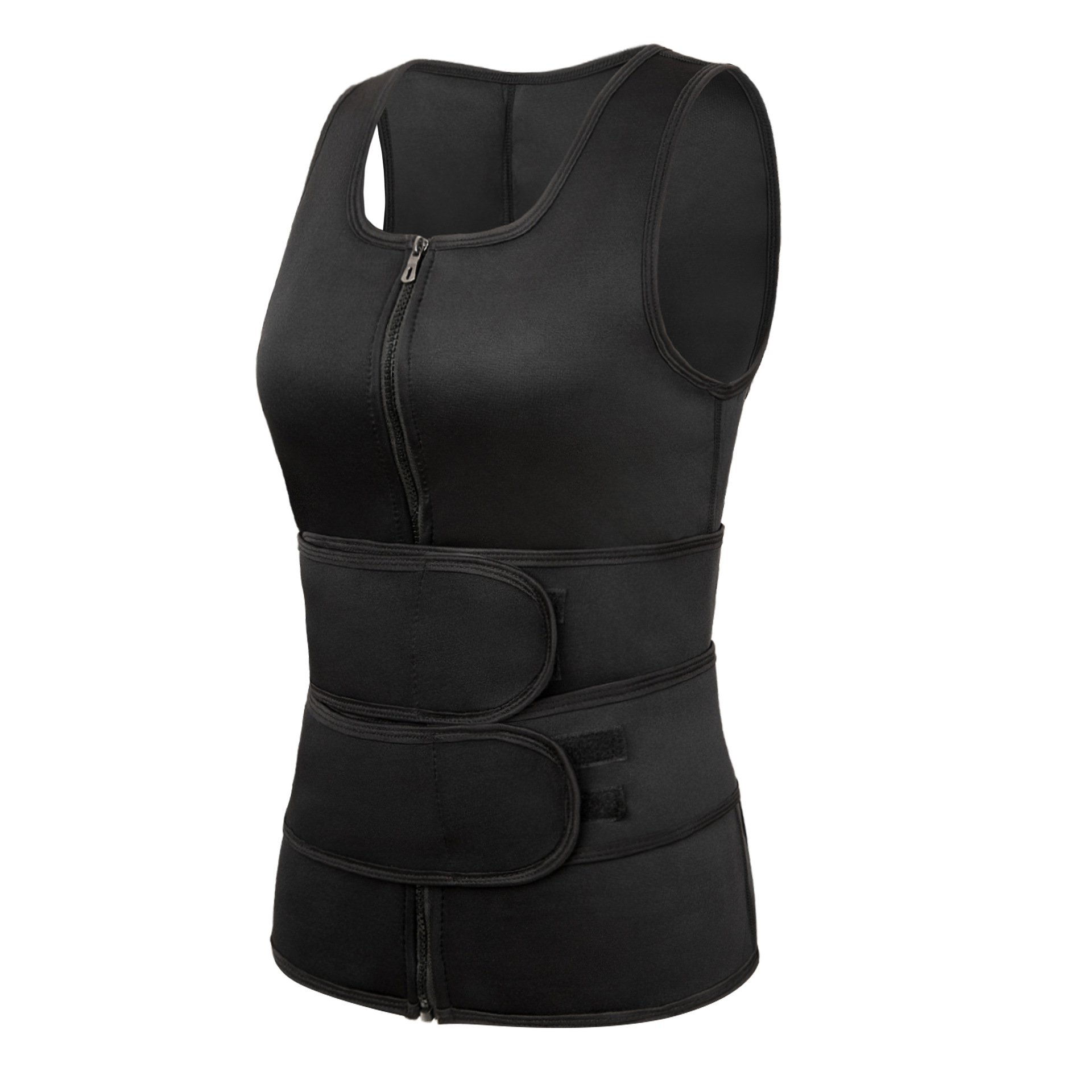 Body Shaping ropa Amazon europeo y americano más el tamaño del vientre de los hombres que se contraen la cintura que adelgaza la ropa de fitness deportes sudor chaleco vientre que contrae corsé