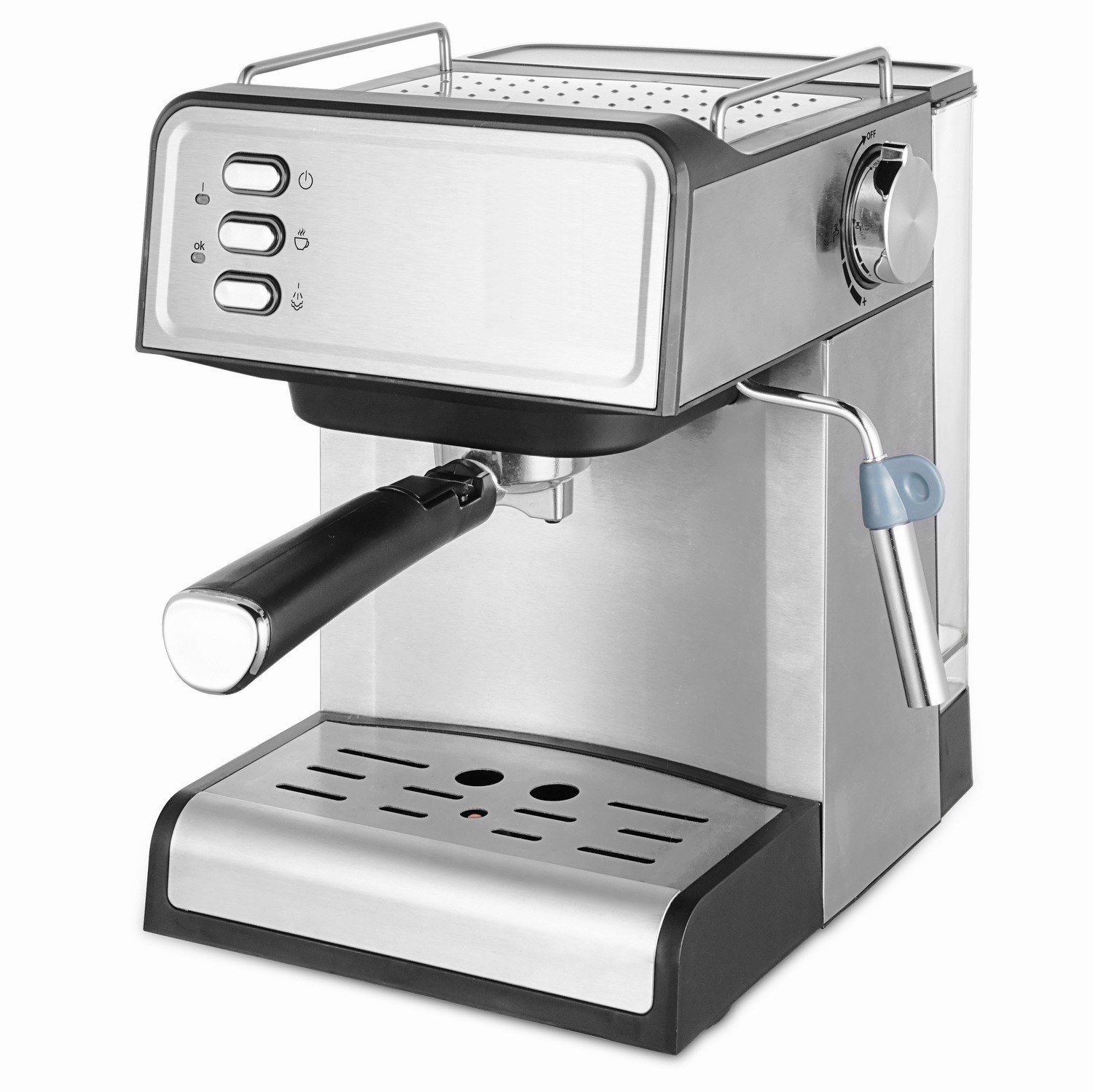 850W transfronterizo 15bar máquina de café italiana semiautomática máquina de espresso de extracción de alta presión de vapor