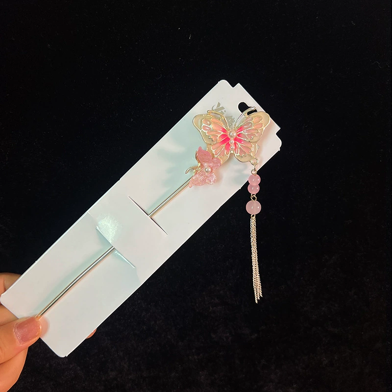 Hairpin Hanfu заколка для волос, орхидея цветочный декоративный аксессуар для волос, простая элегантная китайская стиль