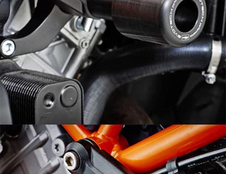 Suitable for Ktm 1290 R Super Duke Modified Engine Anti-Fall Ball Rubber Engine Protection Bumper