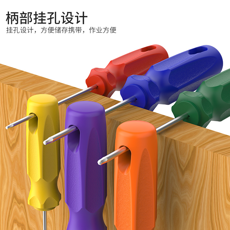 BROPPEPPI destornillador hexagonal interno fuerte magnético hexagonal plano hexagonal conjunto de herramientas de destornillador doméstico