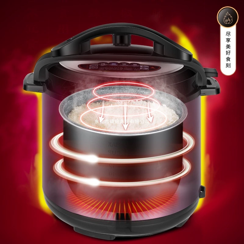 Zhigao Pressure Pressure Cooker Double Bile High -pressure Cooker Household Large -capacity Multifunctional Automatic 4 Litles 56L Unsus -stick Small Rice Cooker