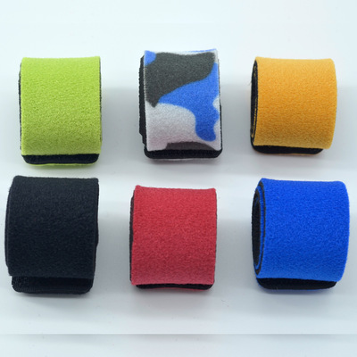 潜水料鱼竿绑带渔具粘竿魔术贴防滑固定器绑带固定器材定制直销|ms