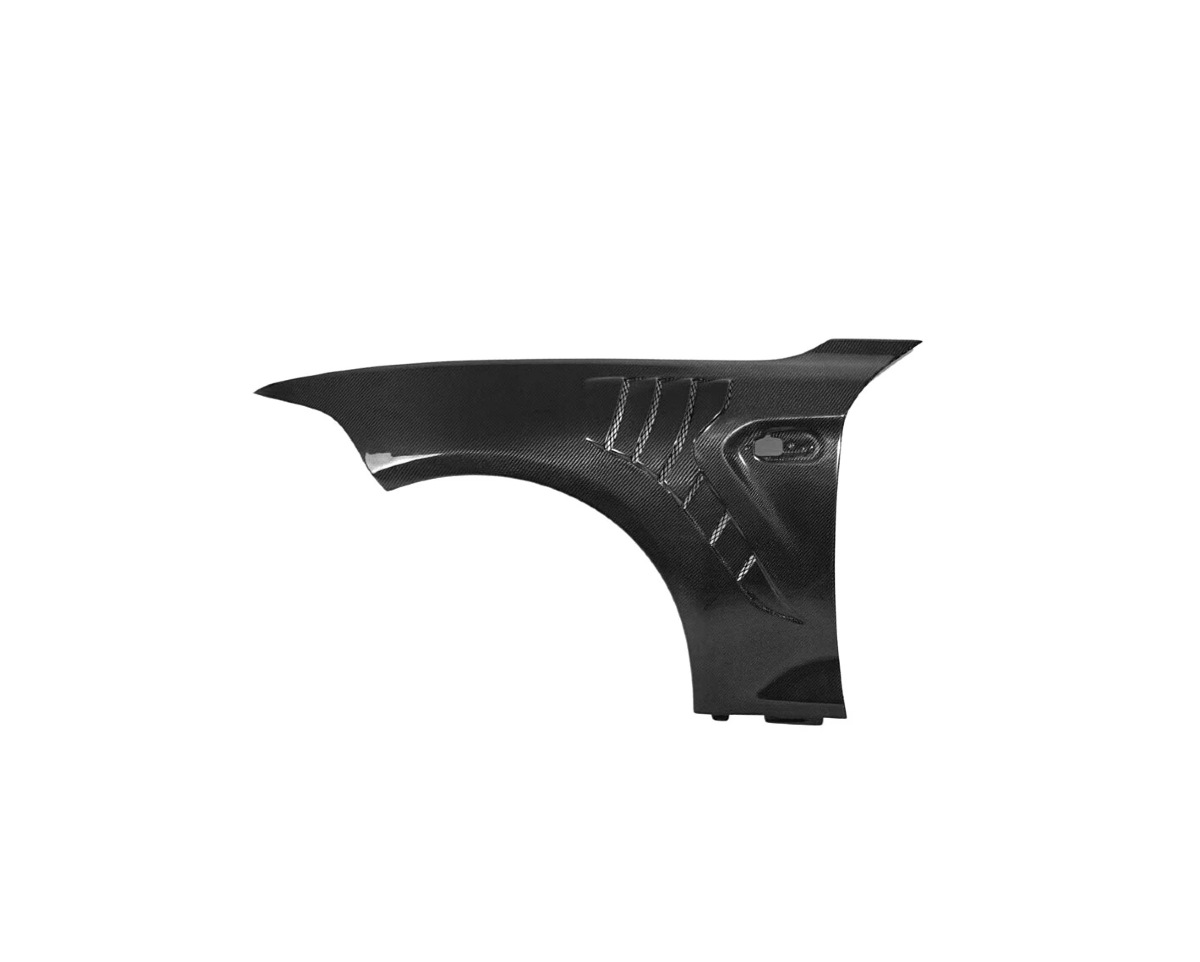 Suitable for BMW M2C F87 F22 modified dry carbon fiber front fender with fender opening, MP style CARBON