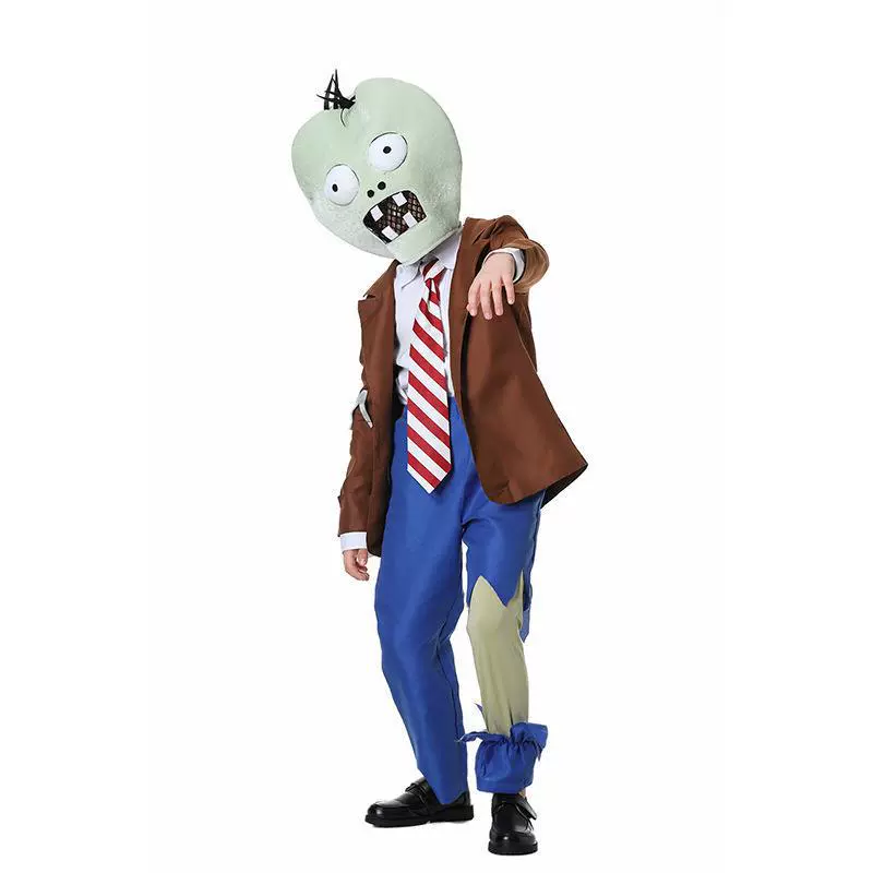 Детский костюм (Plants vs. Zombies) европейский стиль костюм на Хэллоуин набор, размеры S–XL