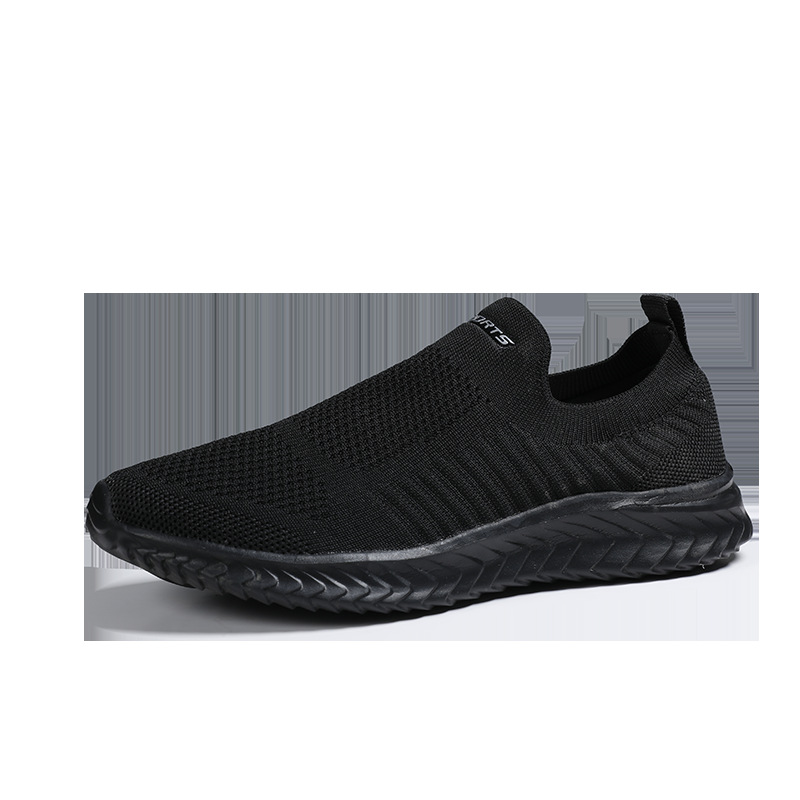 2025 primavera nueva pareja zapatos de tejido femenino cómodos zapatos casuales de malla transpirables zapatos deportivos de hombre zapatos de altura baja