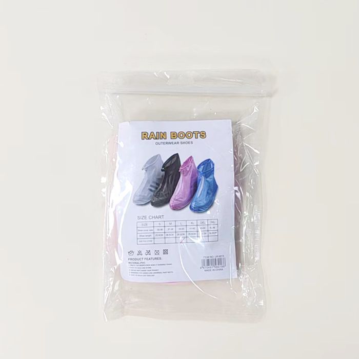 New Outdoor Rain Shoe Covers, Waterproof and Rainproof, Adult Non-Slip Rain Boots, Water Shoe Covers for Men and Women