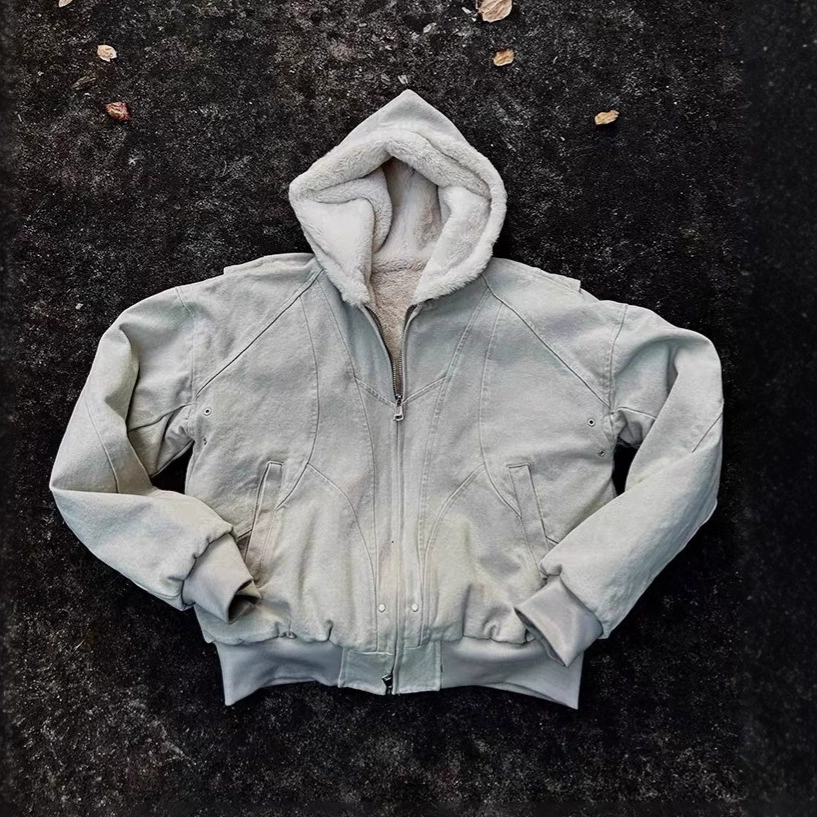 Американская ретро горная резьба бархатная толстая куртка мужской cleanfit тяжелый прилив холст хлопчатобумажная куртка