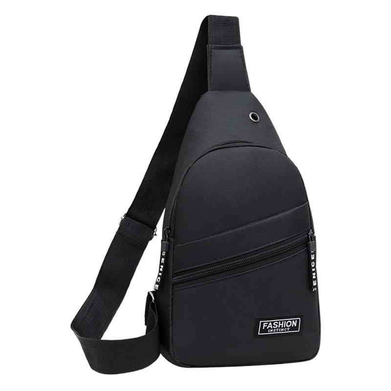 2023 new cross-border Men's Oxford cloth chest bag multi-functional sports outdoor leisure shoulder bag messenger bag