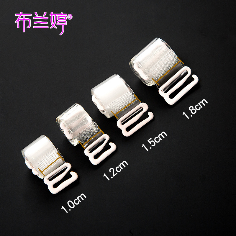 Widened Transparent Frosted Invisible Belt Transparent Shoulder Strap Invisible Shoulder Strap Bra Strap Adjustable Bra Strap Anti-Slip Piece