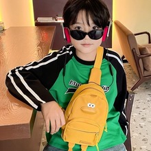 新款韩版儿童胸包卡通幼儿园斜跨包男孩女孩学生包小童可爱单肩包