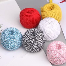 03厂家粽子棉线包粽子线绑粽子绳粽子线商超市进货1.5mm彩色棉绳