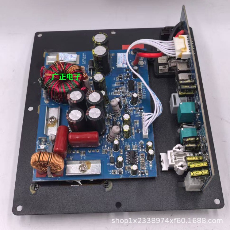 12V 300W high-power subwoofer amplifier board, Class D, dual-magnet, dual-coil, for heavy bass, used in car audio modification