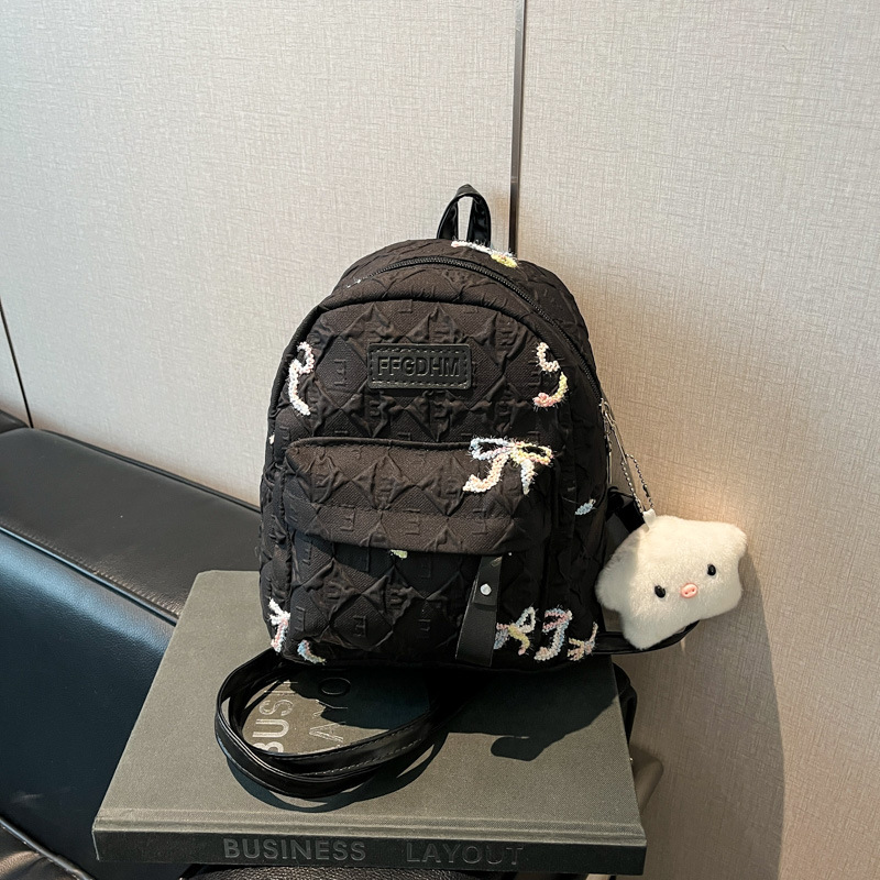 2025 mochila escolar de verano, niña de secundaria, mochila pequeña, niña de viaje, estudiante universitario, mochila de celebridades de Internet, salvaje coreano
