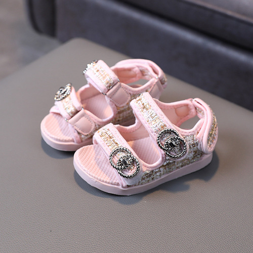 Children's sandals summer new style boys 1-5 years old girls sandals adjustable source manufacturers foreign trade wholesale