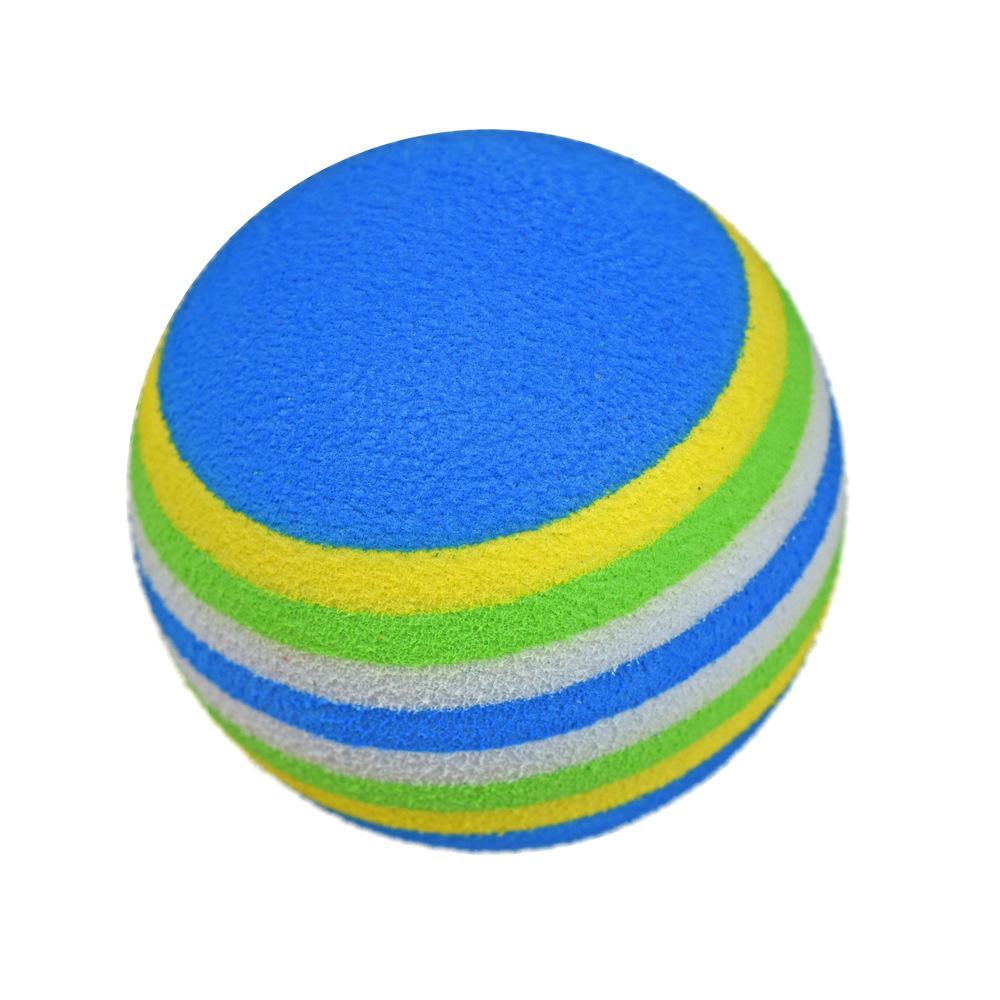 Golf Rainbow Ball esponja bola sólida de los deportes de los niños Bola de juguete Bola de práctica de interior EVA bola suave