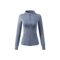 Shadow blue gold zipper