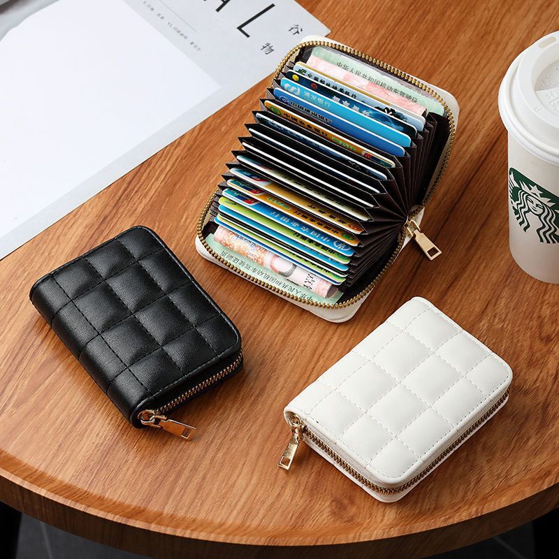 Simple small wallet ~ ins style retro women's small exquisite simple mini College student card holder wallet coin purse