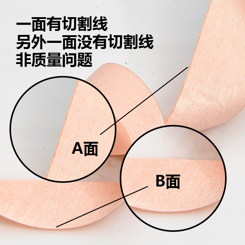 Doble cara cinta de terciopelo cinta de terciopelo hecha a mano DIY pinzas de cabello material decoración de cinta