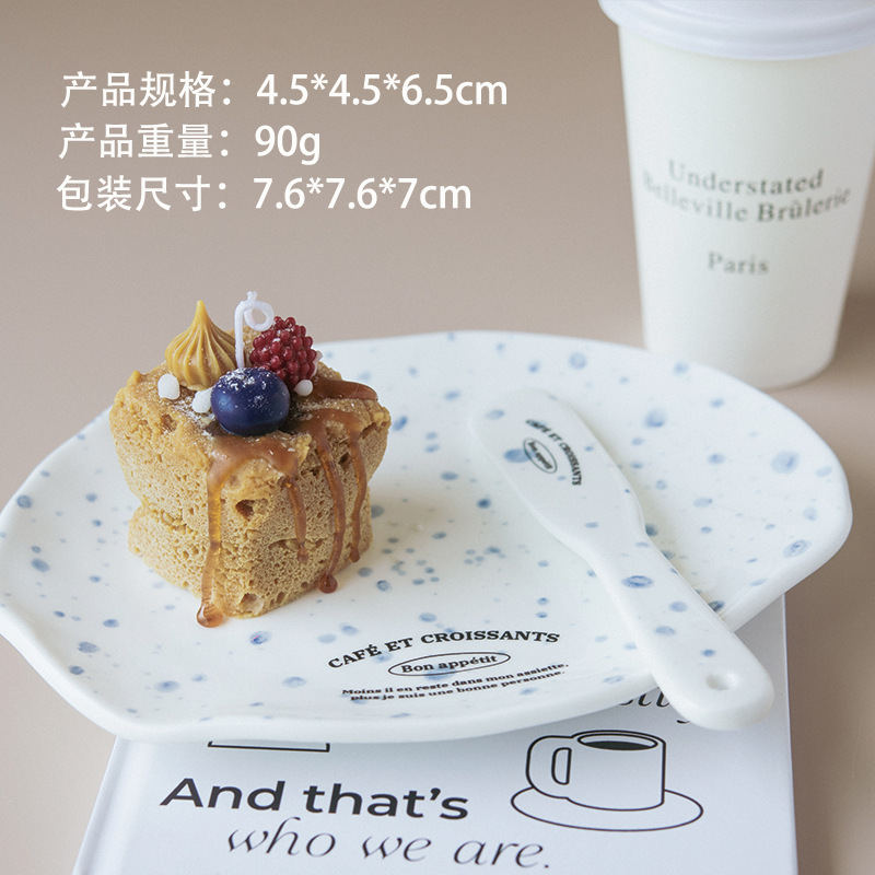 Transfronterizos pastel de postre caliente vela de bananas modelado adornos lindos regalos de mano al por mayor hechos a mano