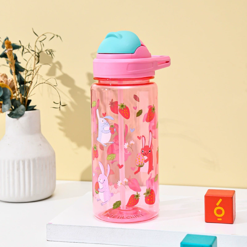 Handheld plastic children's small transparent high quality shatterproof cute space teapot for training