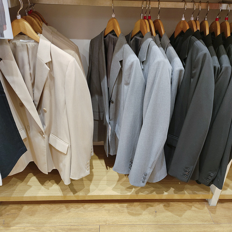 Japanese Order ~ 2024 Spring New Business Professional Double-Breasted Blazer Commuter Suit Sy465473