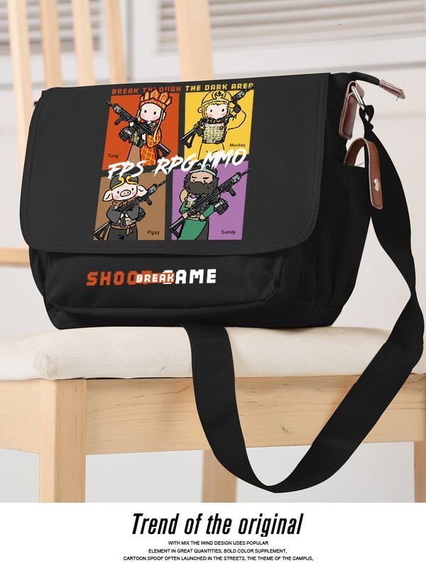 西游记 联名 暗区突围 游戏 周边 动漫 斜挎包 男学生书包 单肩包