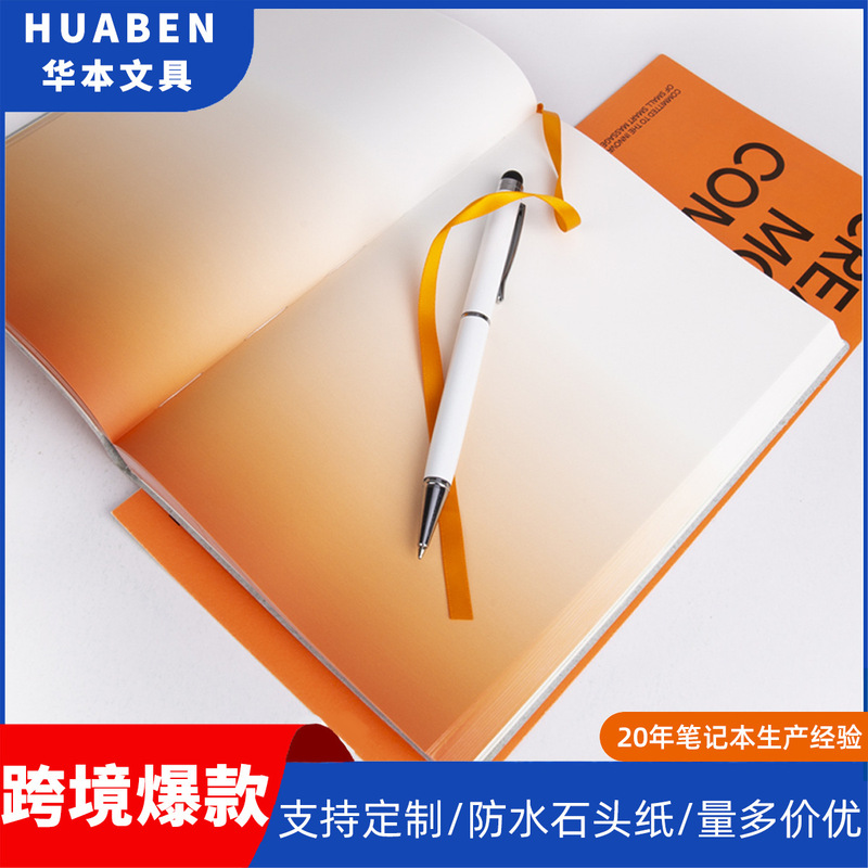 Source Creative Environmental Protection Stone Paper Wireless Notebook Erasable and Repeatable Writing Trend Sen Rock Stone Paper Now