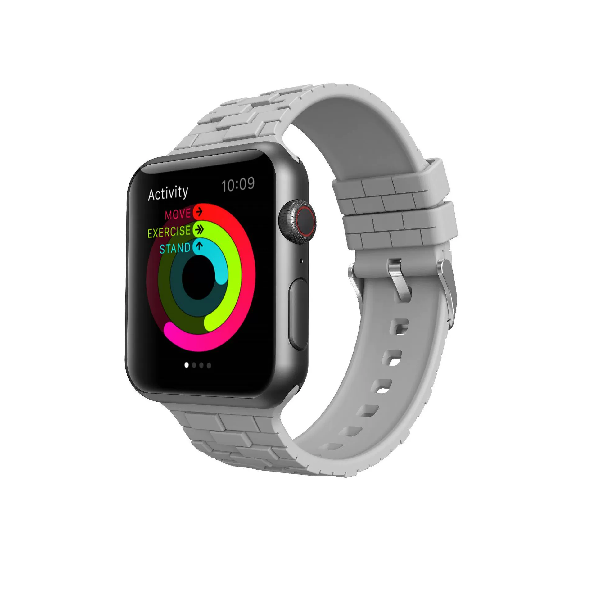 Apple, силиконовый ремешок для часов, кубик Рубика