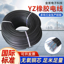 厂家批发YZ铜芯电力电缆线国标家用软电源线五芯橡套阻燃护套电线