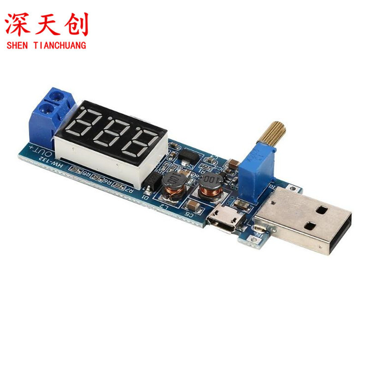 DC-DC USB boost power supply voltage regulator module 5V to 3.3V 9v 12v 24v desktop power module DC-DC USB boost power supply voltage regulator module 5V to 3.3V 9v 12v 24v desktop power module