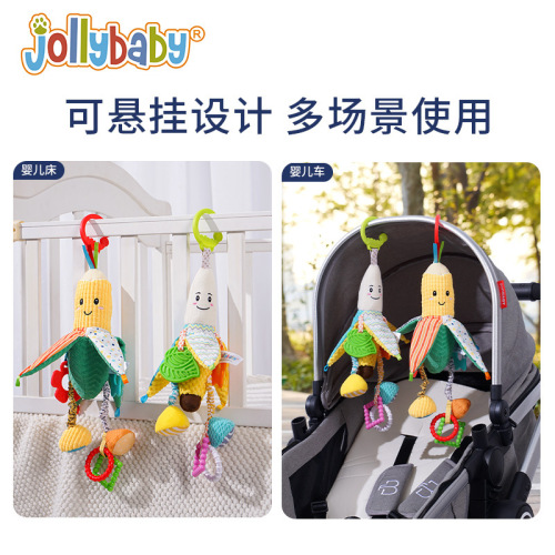 jollybaby baby comfort toys newborn stroller pendant bed hanging rattle comfort educational baby toys